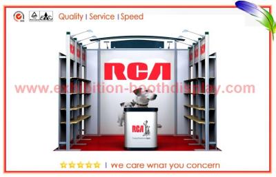 China Resuable Custom Exhibit Booth Displays Portable With Aluminum Frame for sale