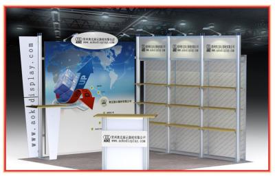 China 10 X 10 Portable Tradeshow Booths , Aluminum 3 x 3  Lightweight Booths for sale