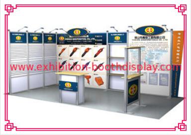 China 10X13 Modular Trade Show Booth Display , 3x4m Portable Exhibit Booths for sale