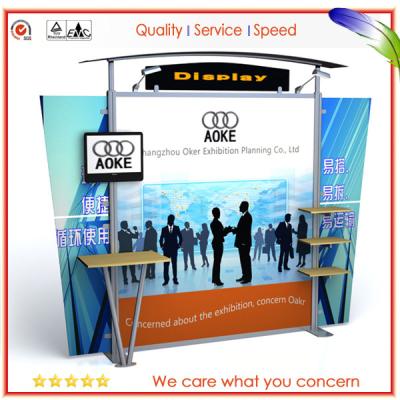 China Heavy-Duty Aluminum Booth 3m × 2.4m , POP Up Trade Show Displays for sale