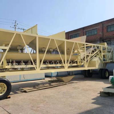 China Easy to move and stable output. YHZS30 Portable Concrete Mixer And Discharge Pump Combination YHZS30 Portable Concrete Plant Removable And Convenient Size for sale