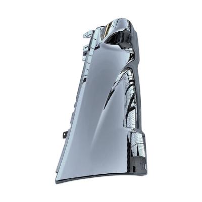 China Best Selling ABS (rhd) Truck Body Spare Parts Chrome Corner Panel For Hino Mega 700 for sale