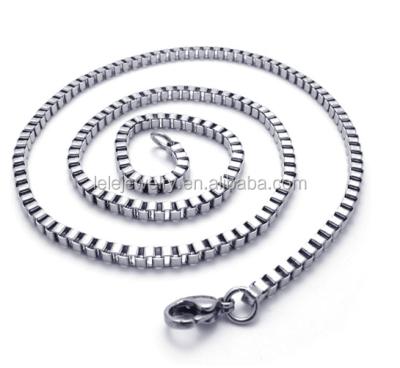 China New plain stainless steel silver chain, new design silver chain for men, italian costume jewelry for sale