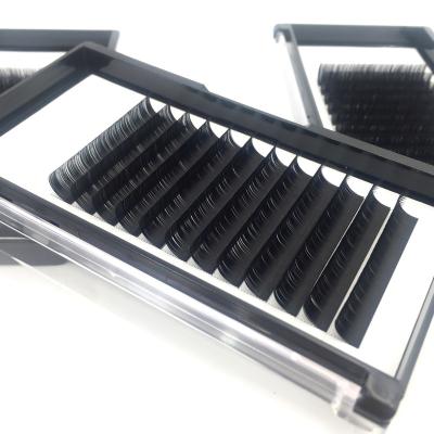 China Full Volume Make Up Lash Extension Supplier Private Label 0.03 0.05 0.07 Custom Individual Eyelash Extension Mega Volume Lash Box Trays for sale