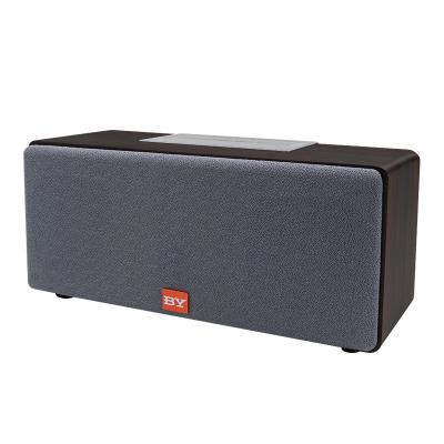 China 2021 Wireless Hit For Amazon DJ Creative Wooden Subwoofer Audio Portable Speaker Stereo Speaker Music Player for sale