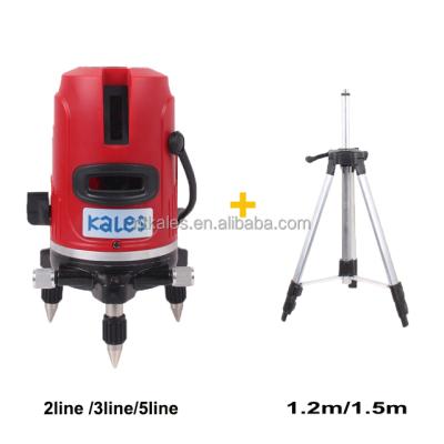 China 5 lines red beam laser level withel tripod 21*15*23CM for sale