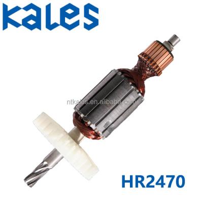 China Makita 2470 Copper High Quality Rotary Hammer Armature / Rotor for sale