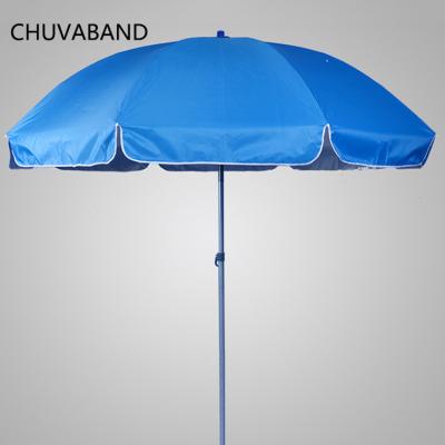 China Chinese CHUVABAND 3.4M Double Layer Sea Umbrella Large Size Sombrilla Outdoor Promotional Umbrella With Company Logo for sale