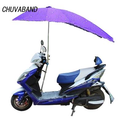 China Morden CHUVABAND Luxury Wholesale Luxury Motorcycle Motorbike Windproof Electric Umbrella For Rain And Sunshade Custom Logo for sale