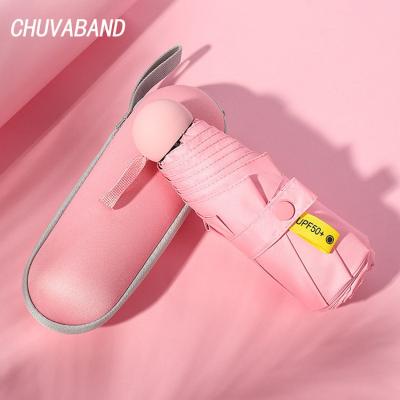 China High Quality Luxury Rainy Pocket Light Mini Umbrella For Women Capsule 5 Times Umbrella OEM Designer Morden CHUVABAND 8K China Manufacture for sale