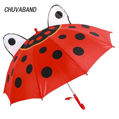 China Morden Design 3D Animal Cartoon Luxury Child Umbrella Morden Design Sun CHUVABAND Boy Girl Rainproof Rainproof Child Long Plants Hiss Umbrella for sale