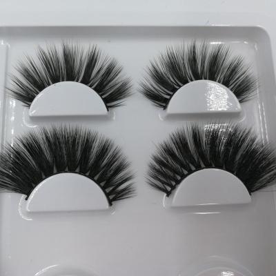 China Hand Made Material 100% Thick Korean Imported False Mink Eyelashes for sale