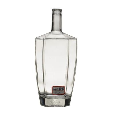 China Wholesale 1000ml Beverage OEM ODM 1 Liter Glass Bottle Borosilicate Glass Bottle Large Capacity One Liter With Different Cap Screw Size for sale