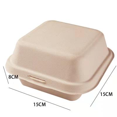 China Biodegradable Factory Disposable Biodegradable Lunch Bento LOGO Cake Burger Fruit Wholesale Custom Printing Box for sale