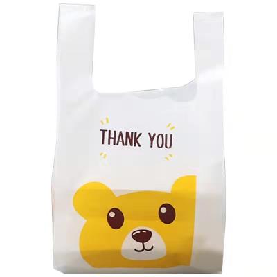 China Best Price Disposable Degradable Handle Takeaway Food Flat Bagpromotion Pla Recycle Packaging Bag for sale