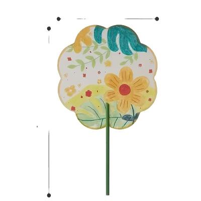 China Handmade Material Package Fan Chinese Painted Creative Art DIY Set Children's Gift Handwork Bamboo Factory Wholesale (Without Painting) for sale