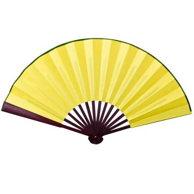 China Wooden Chinese Fan Bamboo Silk Cloth Folding Calligraphy Painting Household Empty Gift Giving Handwork Factory Wholesale for sale