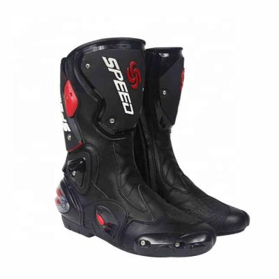 China Anti-skid Men's Motorcycle Motocross Motorcycle Shoes Boots Riding Off-Road Motorcycle Riding Boots Motorcycle Racing Boots for sale