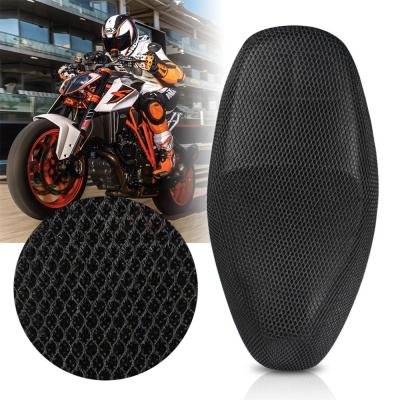 China Cool New New Summer Breathable China-chic 3D Mesh Motorcycle Motorbike Scooter Seat Covers Cushion Anti-skid Waterproof for sale