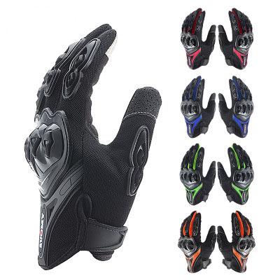 China Full Finger Motorcycle Touch Screen Gloves Summer Protective Racing Cycling Gloves Breathable Riding Gloves for sale