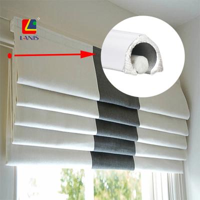 China Diy Roman Blind Track Shutters Motorized Curtain Components Roller Parts Mechanism Shading Accessories Roman Blind Track for sale