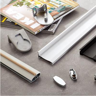 China Hot Sale Power Coat White And Gray Roller Blind Rail Window Minimalist Pieces Curtain Bottom Up Aluminum Bean Cassette Zebra Track for sale