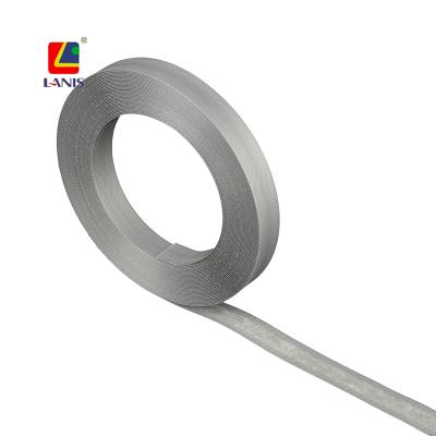 China Good Quality Windows Popular Components Gray Color Pp Plastic Custom 5mm To 15mm Packing Strips With Glue For Roll Blind Cloth for sale