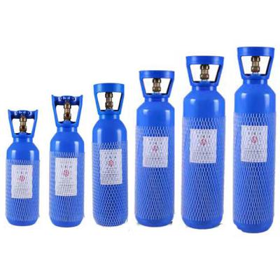 China 5/6/7/8L Small Cylinder Medical Emergency Oxygen Argon Nitrogen CO2 Oxygen Portable Oxygen Cylinder For Travel Tray Oxygen Inhalation for sale