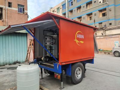 China Tow Truck Trailer Car Mobile Water Tretment Mobile Demineralizer Tralier Reverse Osmosis Trailer for Sale for sale