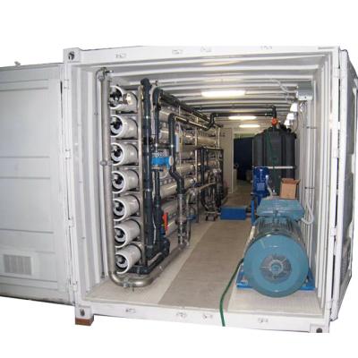 China SGS Containerized Water Treatment Plant Desalination Plant Fiberglass Material for sale