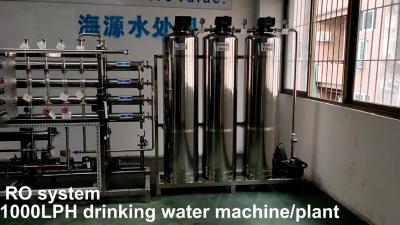 Chine Usine saumâtre de RO de l'eau SUS304, eau de mer de PLC à la machine d'eau potable à vendre