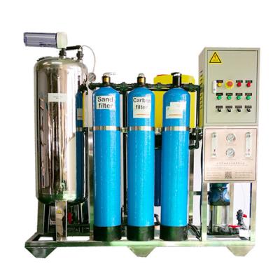 China FRP Nanofiltration Water Treatment 10m3/Hr With Grundfos Pump for sale