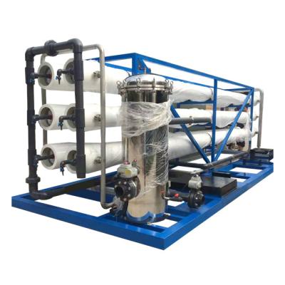 China 99.7% Rejection Containerized Water Treatment Plant RO System 15 Bar Pressure for sale