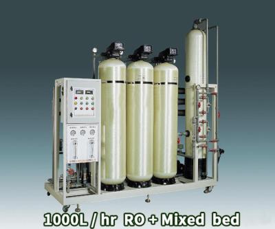 China 1000L Per Hour Demineralization Water Treatment Plant 15 bar Pressure for sale