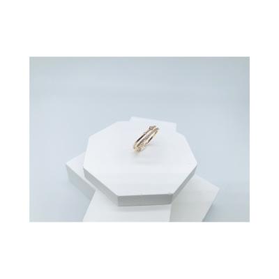 China Hot Selling FASHIONABLE and Real Luxury High Quality Modern Gold Ladies Ring for sale