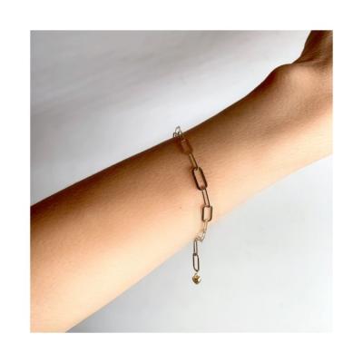 China Factory wholesale romantic women's bracelet hollow chain 14k gold classic bracelet for sale