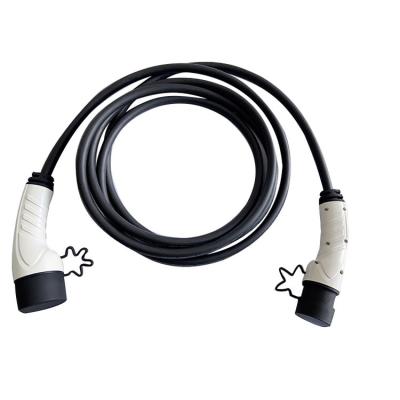 China charger plug connector type 16A or 32A - 2 to type - 2 EU standard EV charging cable type - 2 to type - 2 for sale