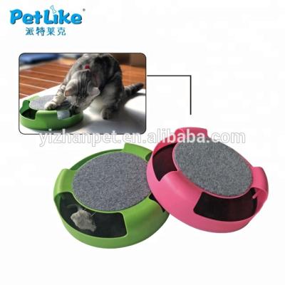 China Viable Motion Cat Pet Toy With Running Mouse Catch Mouse Cat Interactive Toys Cat Scratcher Toys for sale