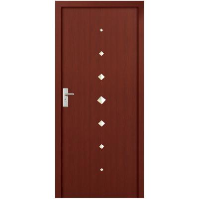 China JHK-P01 Modern PVC Door PVC Material Interior MDF Flush Door for sale