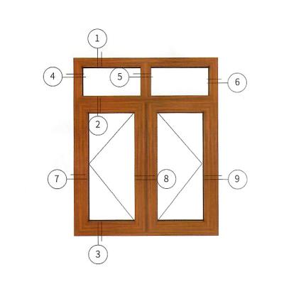 China Good Quality Vintage Security Aluminum Frame Screen New Arrivals Modern Folding Doors Window for sale