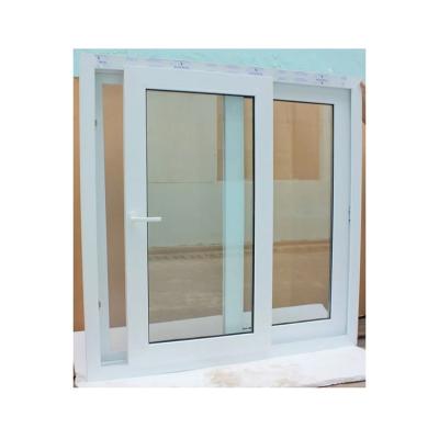 China Popular Modern Folding Window UPVC Sliding Screen PVC Windows for sale