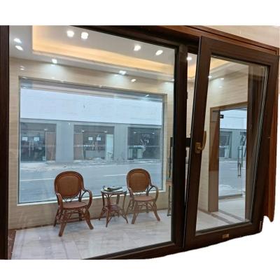 China Folding Aluminum Window Skylight / Simple Sliding Screen Design Casement for sale