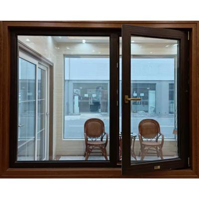 China Accesorios Para ventanas de aluminio tempered glass aluminum window fabric for 2021 double folding screen thermal blackout curtains for sale