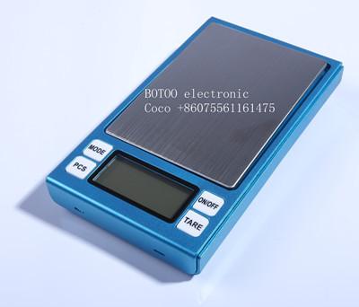 China 2kg / 0.1g Digital Pocket Scale Cornting For Gold Diamond Tare Function for sale