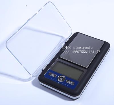 China schwarze Tasche Labortabak LCD Digital stuft tragbares 500g x 0.01g ein zu verkaufen