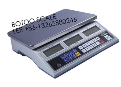 China 15kg / 0.5g Digital Counting Scale Lower Limit Print Unit Weighting Scale Balance for sale