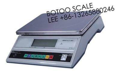 Κίνα 30kg Χ 1g rs-232 μετρώντας προειδοποίηση LCD ορίου υπερφόρτωσης ισορροπίας ζυγίσματος τυπωμένων υλών προς πώληση