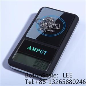 China 100g / 0.01g Digital Pocket Scale With Touch Screen Gold Auto Tare LCE for sale