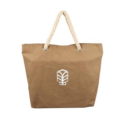 China Simple Yellow Cotton Recyclable Eco Tote Bag Fashionable Shopping Bag for sale