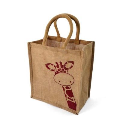 China Cheap natural handled recycle jute shopping bag from manufacturer jute shopping bags with logos jute shopping bag for sale